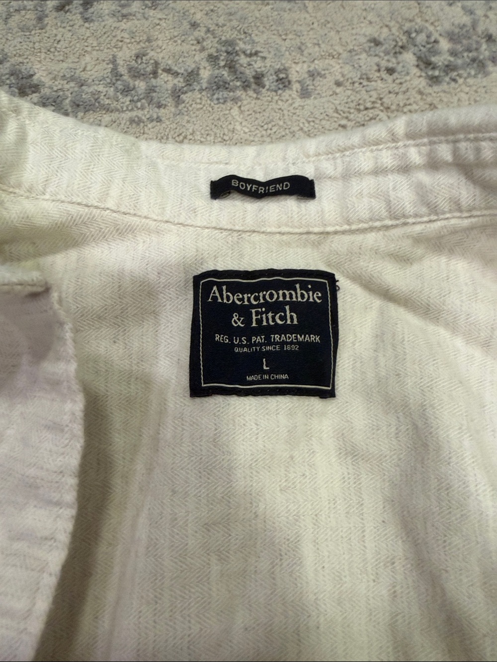 Women’s Abercrombie Button-Up Shirt - Light Blue ONLY - Picture 8 of 9